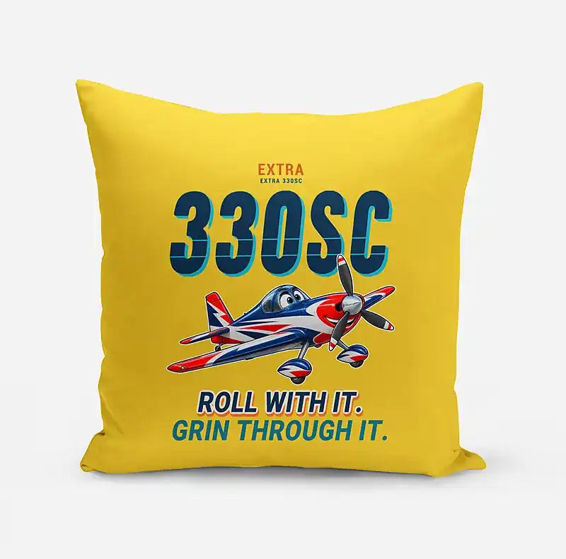Extra 330SC - Cartoon - Pillow - Yellow