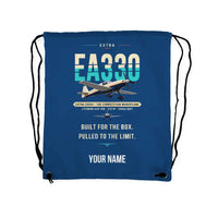 Thumbnail for Extra 330SC - Drawstring Bag - Original + Name - Blue
