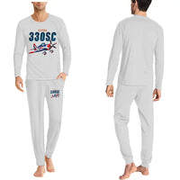 Thumbnail for Extra 330SC - Men Pajamas - Cartoon Chest - Light Gray