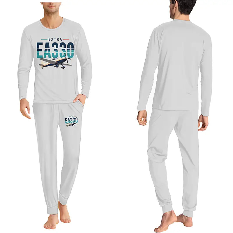 Extra 330SC - Men Pajamas - Original Chest - Light Gray