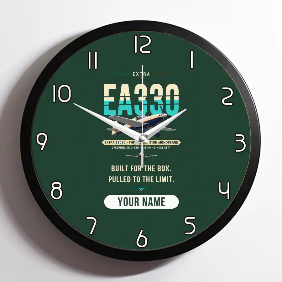 Extra 330SC - Original + Name - Framed - Dark Green