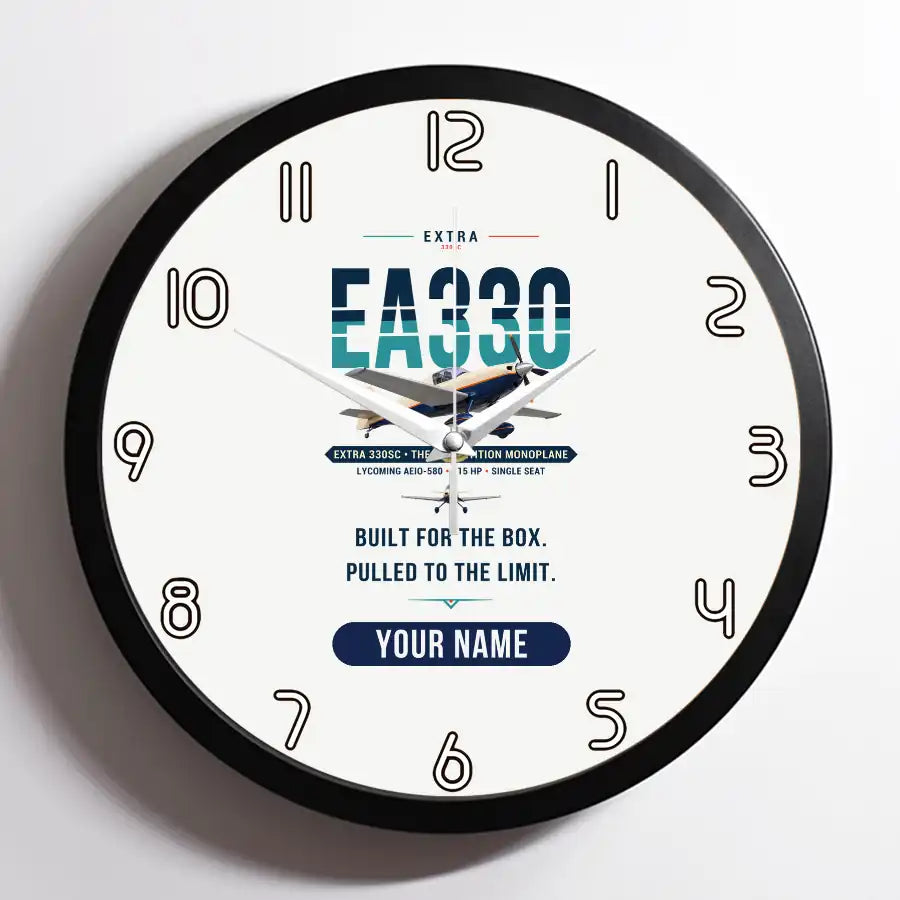 Extra 330SC - Original + Name - Framed - White