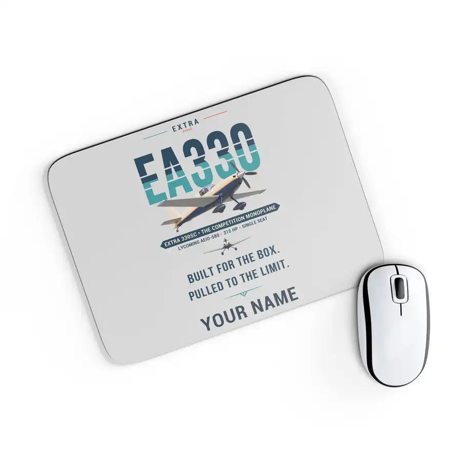 Extra 330SC - Original + Name - Mouse Pad - Light Gray