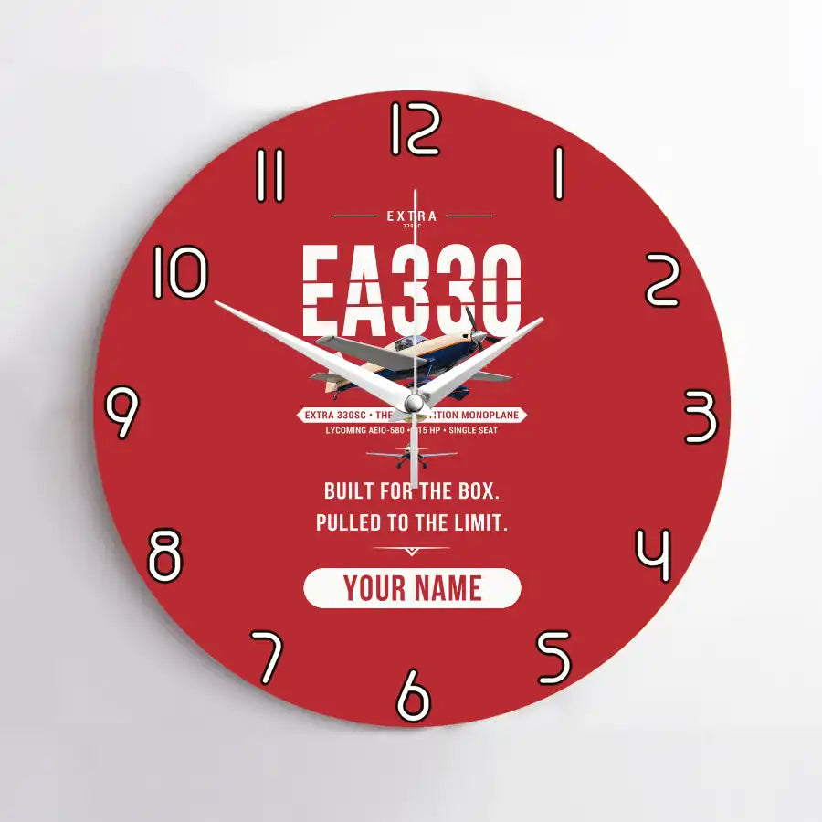 Extra 330SC - Original + Name - No Frame - Red
