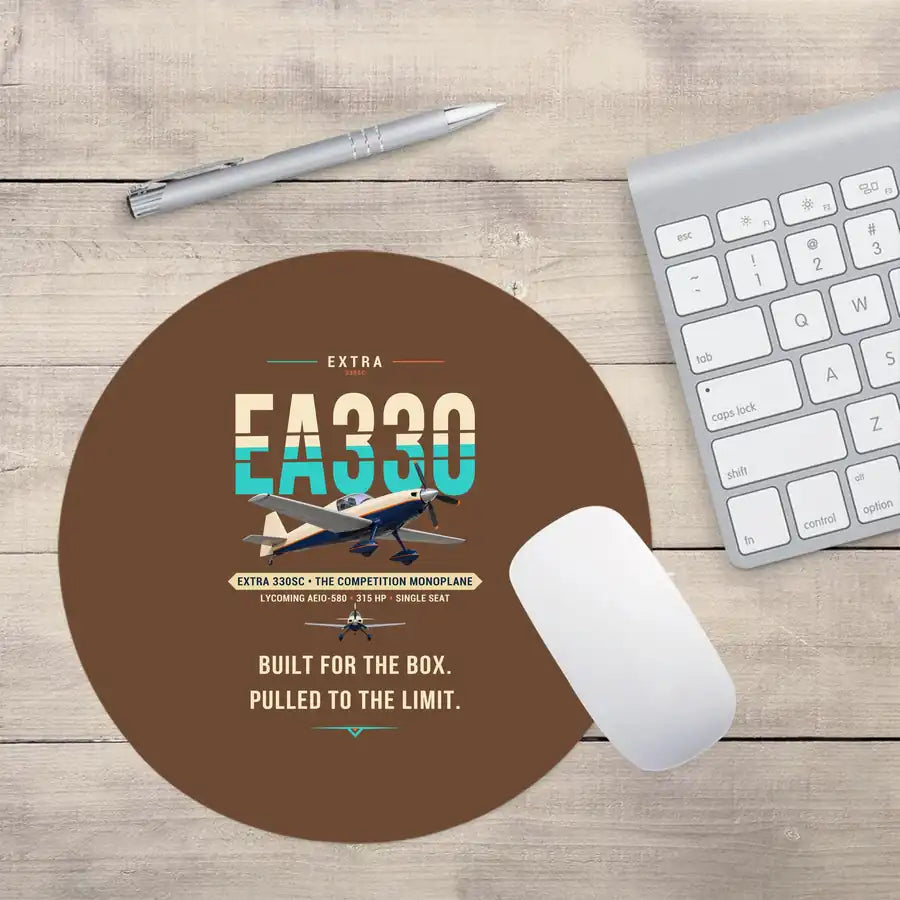 Extra 330SC - Original - Round Mouse Pad - Brown