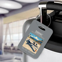 Thumbnail for Extra 330SC - Poster - Luggage Tag - Gray