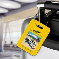 Thumbnail for Extra 330SC - Poster - Luggage Tag - Yellow