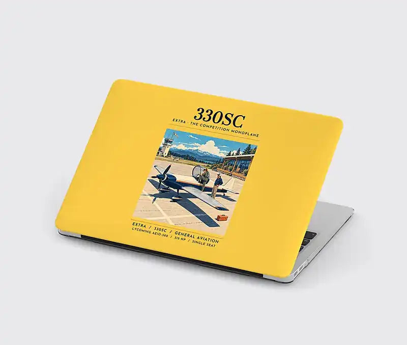 Extra 330SC - Poster - MacBook Case - Yellow