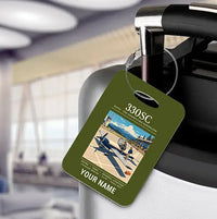 Thumbnail for Extra 330SC - Poster + Name - Luggage Tag - Green Army