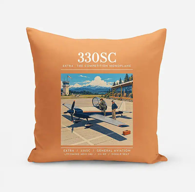 Extra 330SC - Poster - Pillow - Orange