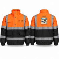 Thumbnail for Extra 330SC Reflective Winter Jackets - Poster - Orange & Navy