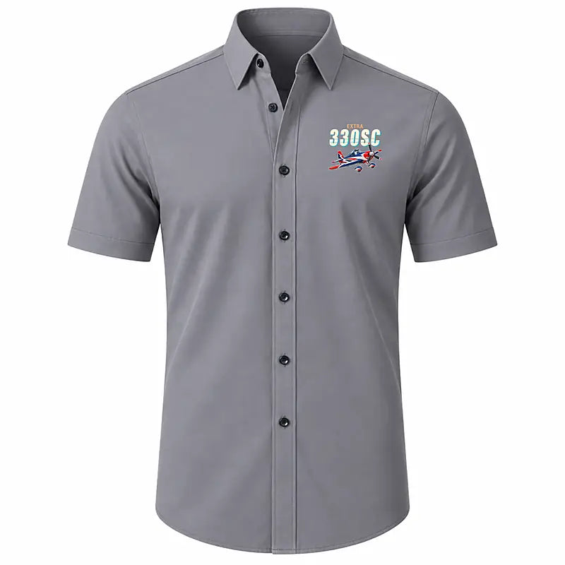 Extra 330SC - Short Sleeve Shirt - Cartoon - Gray