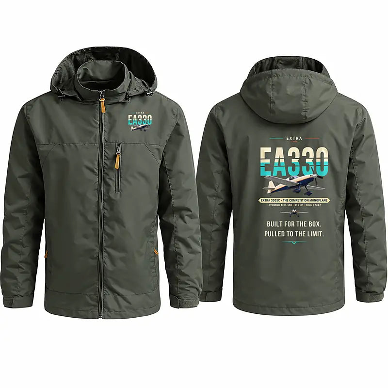 Extra 330SC Stylish Jackets - Hooded Windbreaker - Original - Olive Green