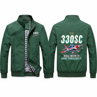 Thumbnail for Extra 330SC Stylish Jackets - Stand Collar - Cartoon - Green