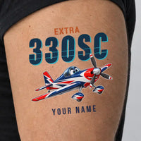 Thumbnail for Extra 330SC - Tattoo - Cartoon + Name - Man