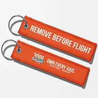 Thumbnail for Extra 300L Aviator Key Chains - Orange - Remove Before Flight