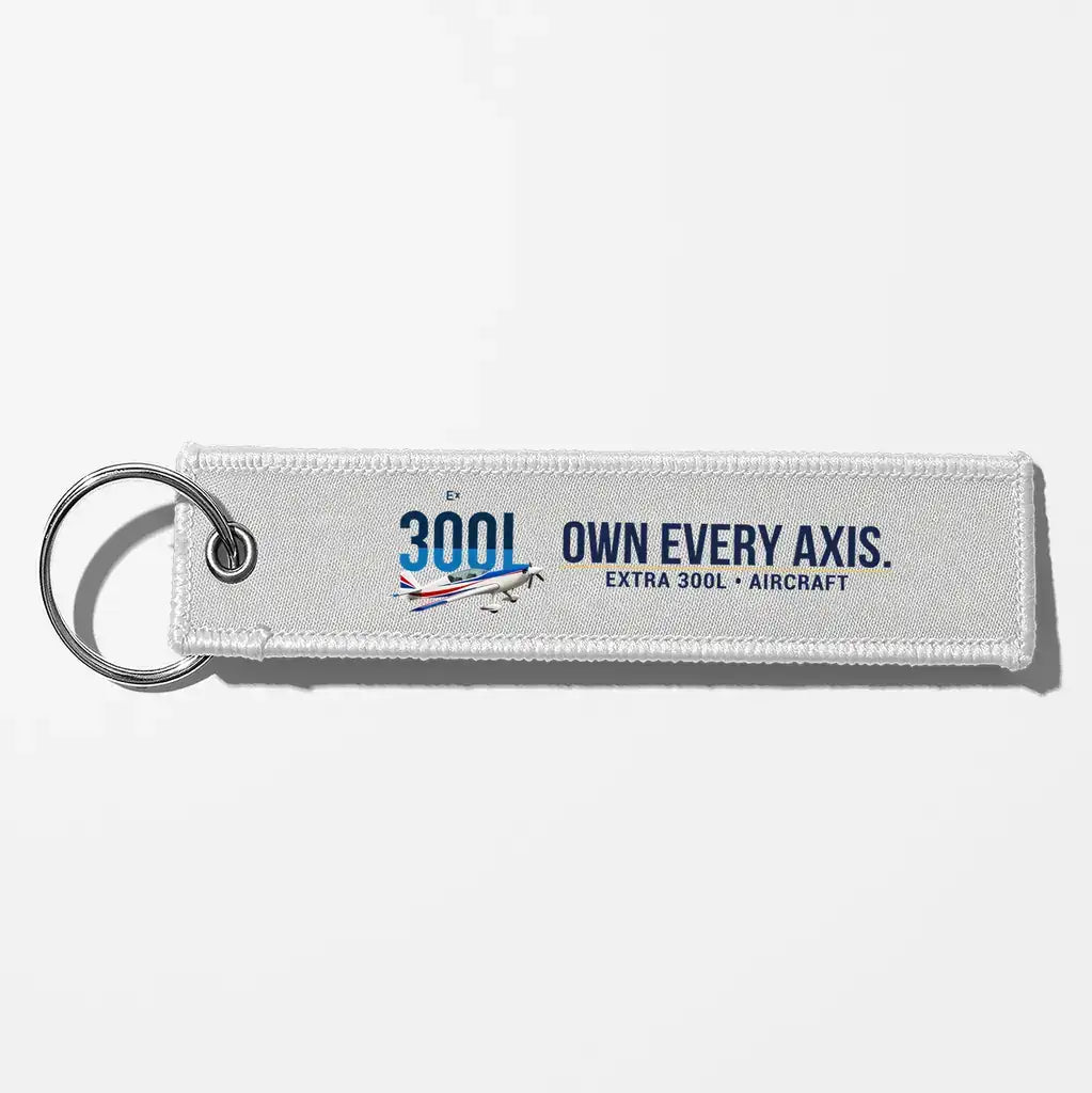 Extra 300L Aviator Key Chains - White