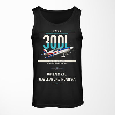 Extra 300L design on black tank top