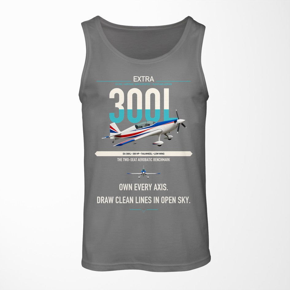 Extra 300L design on gray tank top