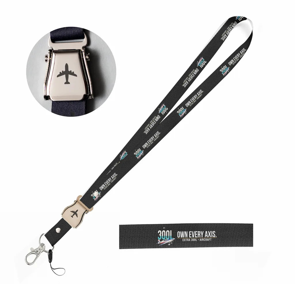 Extra 300L seat belt lanyard - black