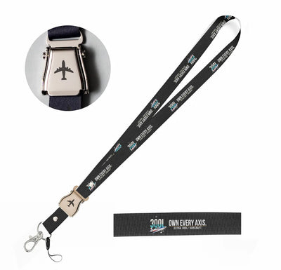 Extra 300L seat belt lanyard - black