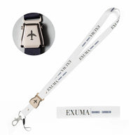 Thumbnail for Exuma City Series seat belt lanyard - white