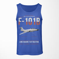 Thumbnail for F-101B Voodoo design on blue tank top