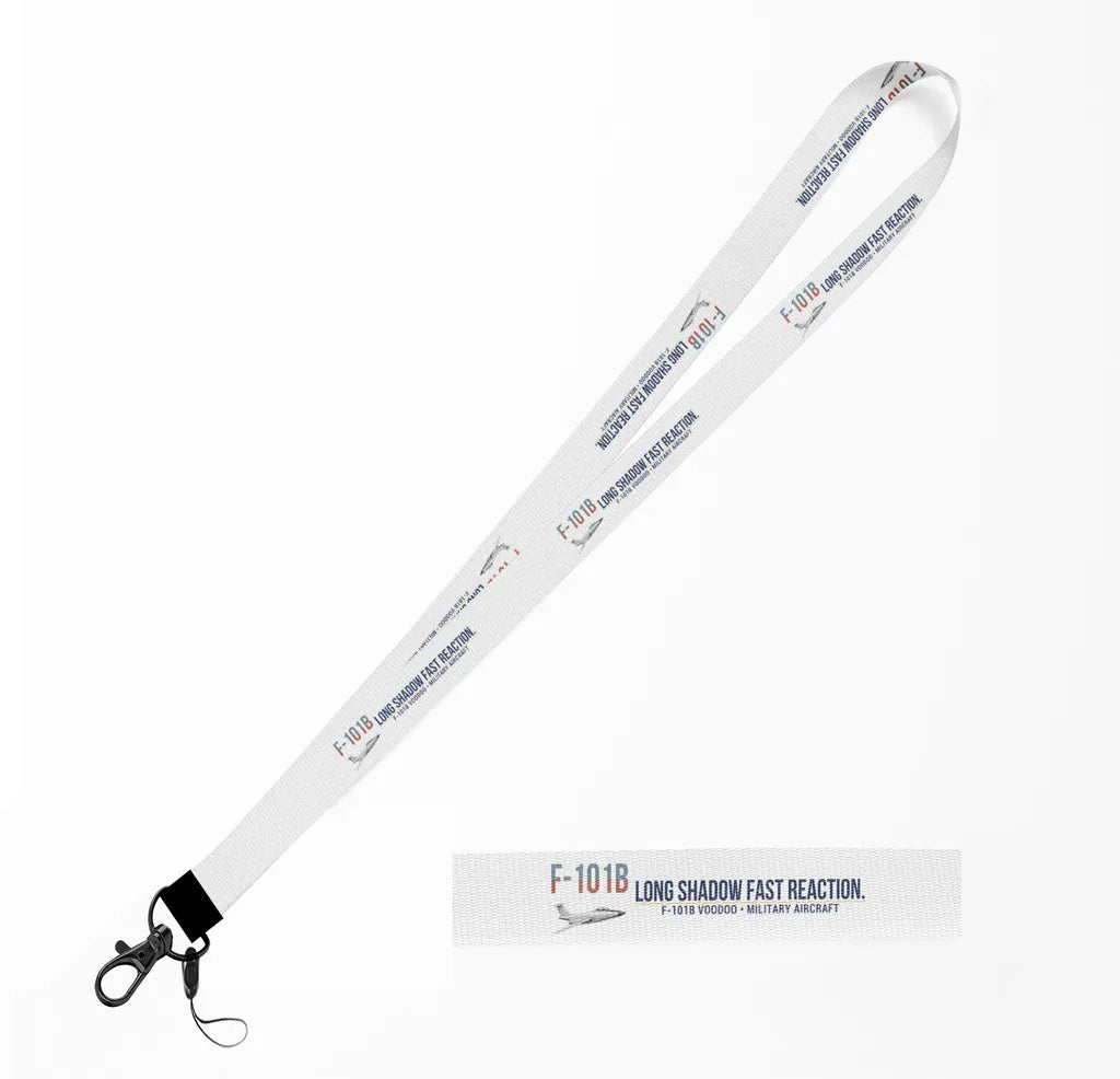 F-101B Voodoo lanyard - white