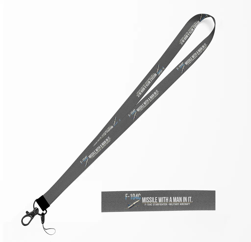 F-104C Starfighter lanyard - gray
