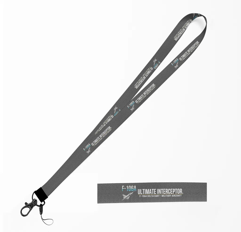 F-106A Delta Dart lanyard - gray
