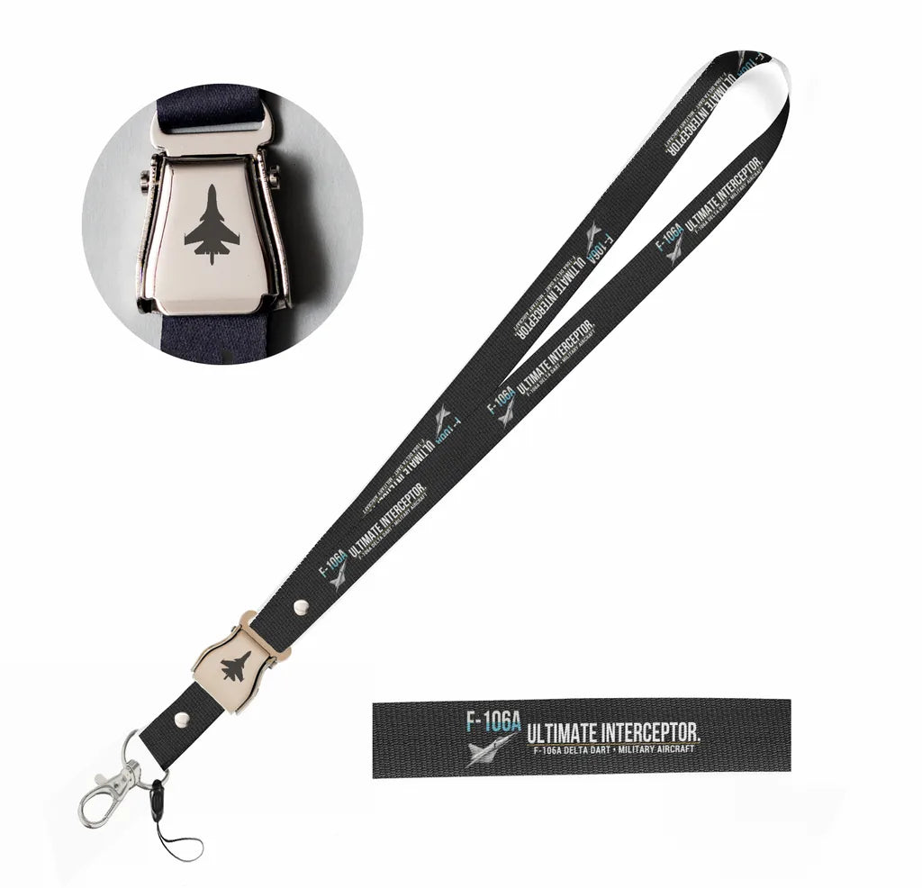F-106A Delta Dart seat belt lanyard - black
