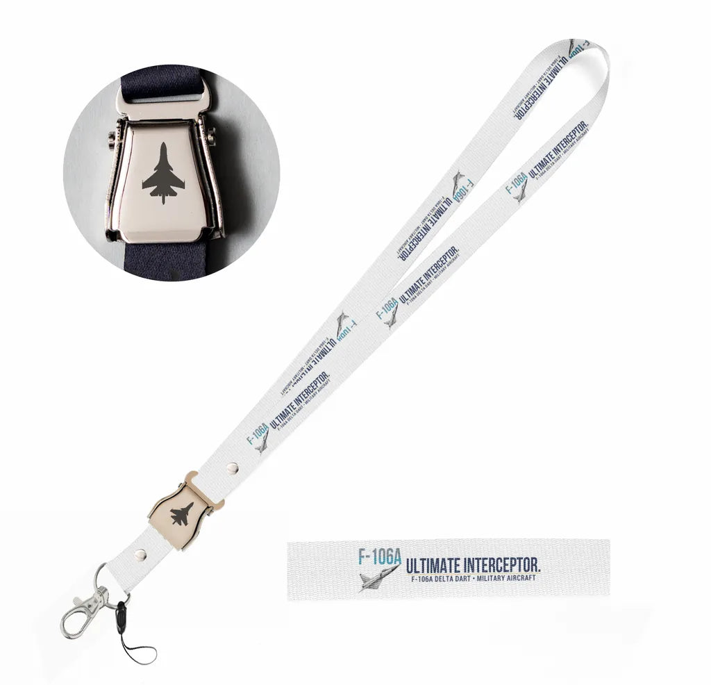 F-106A Delta Dart seat belt lanyard - white