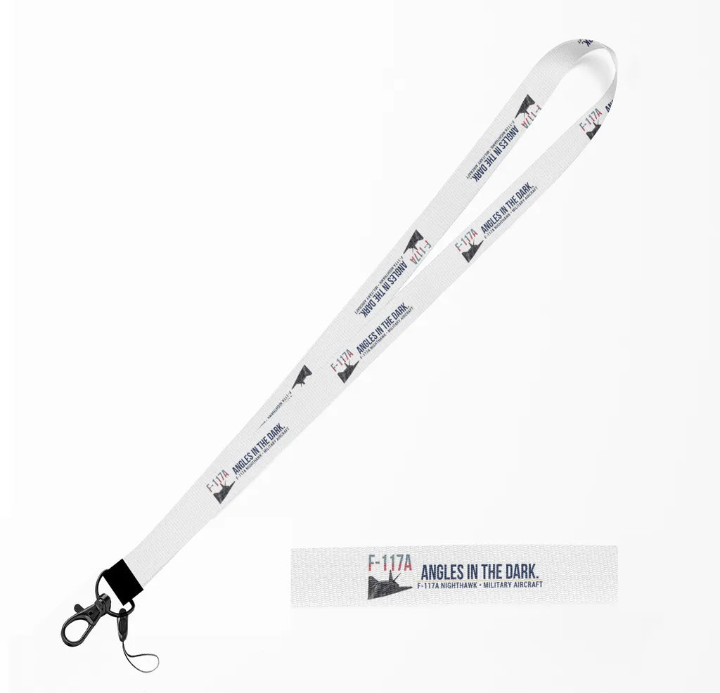 F-117A Nighthawk lanyard - white