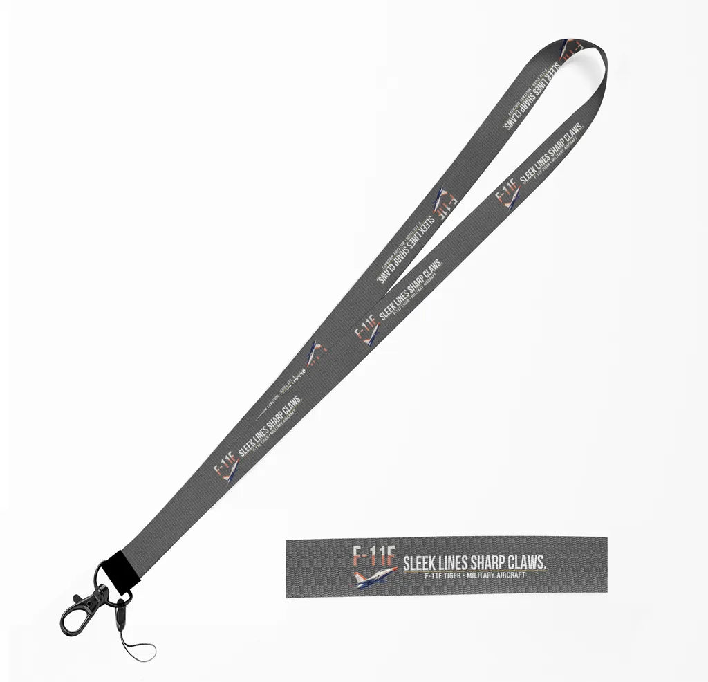 F-11F Tiger lanyard - gray