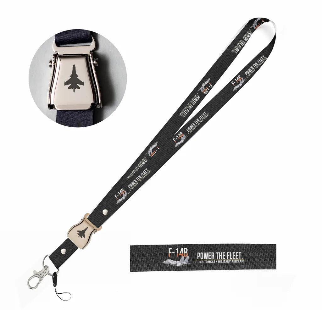 F-14B Tomcat seat belt lanyard - black
