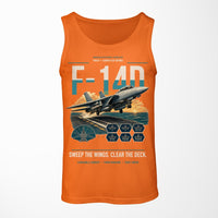 Thumbnail for F-14D Tomcat design on orange tank top