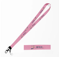 Thumbnail for F-15C Eagle lanyard - pink