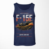 Thumbnail for F-15E Strike Eagle design on dark blue tank top
