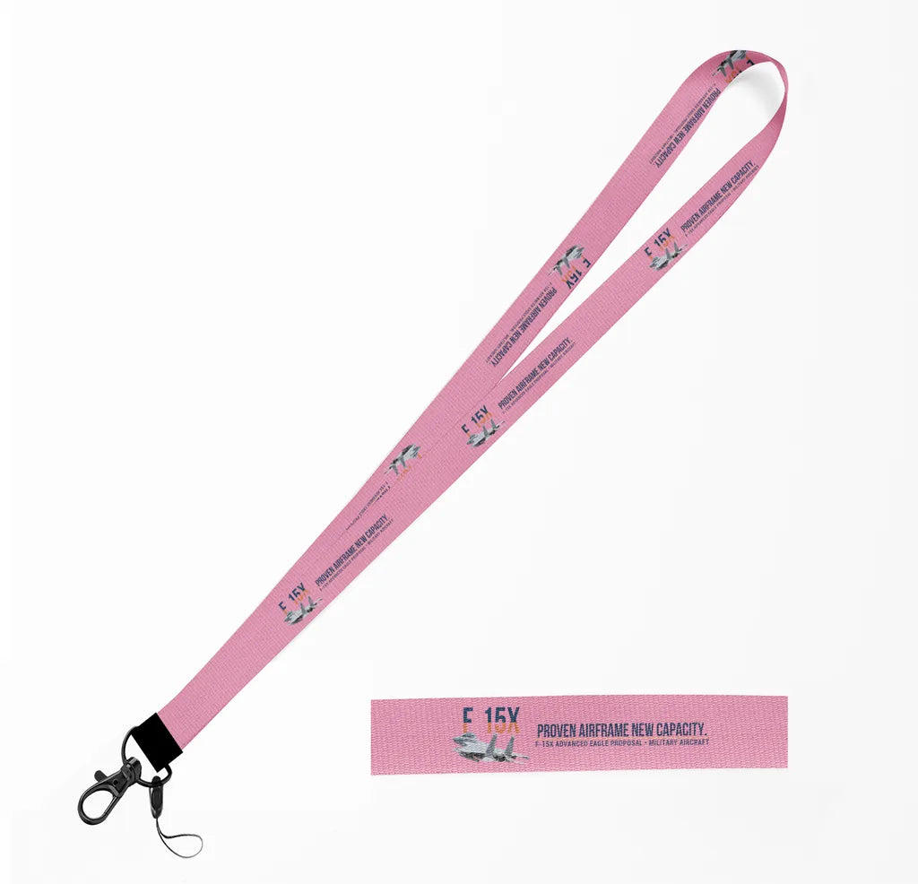 F-15X Advanced Eagle Proposal lanyard - pink