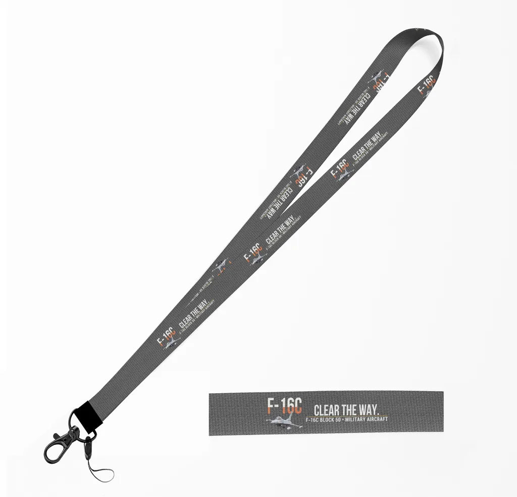 F-16C Block 50 lanyard - gray