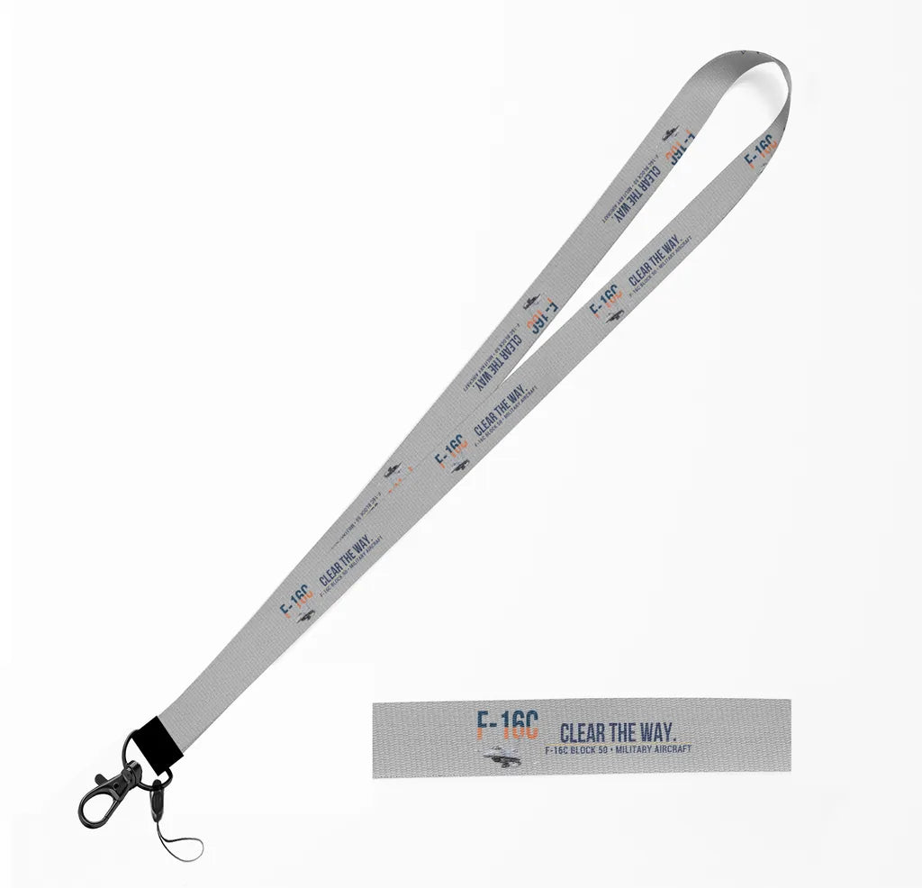 F-16C Block 50 lanyard - light gray