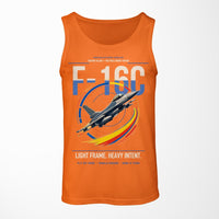 Thumbnail for F-16C Fighting Falcon design on orange tank top