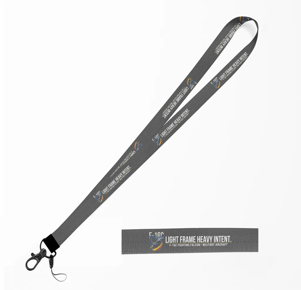 F-16C Fighting Falcon lanyard - gray