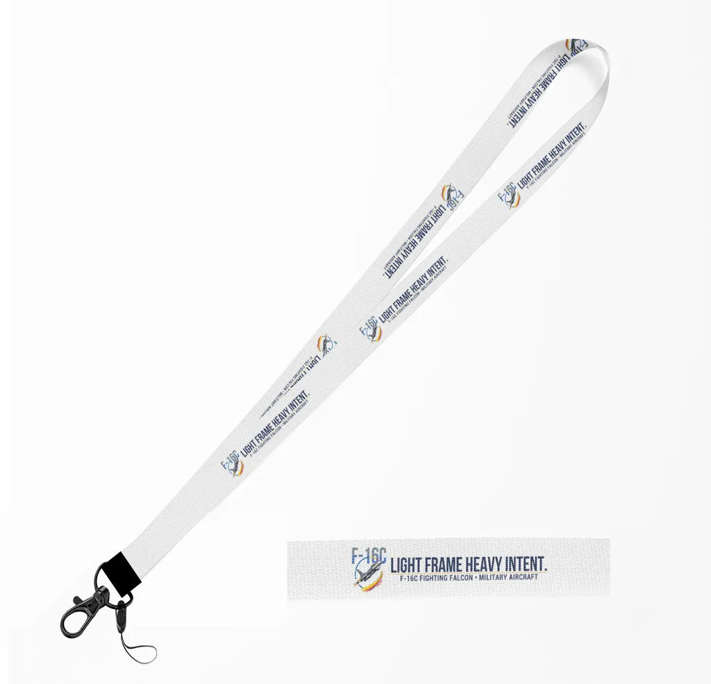 F-16C Fighting Falcon lanyard - white