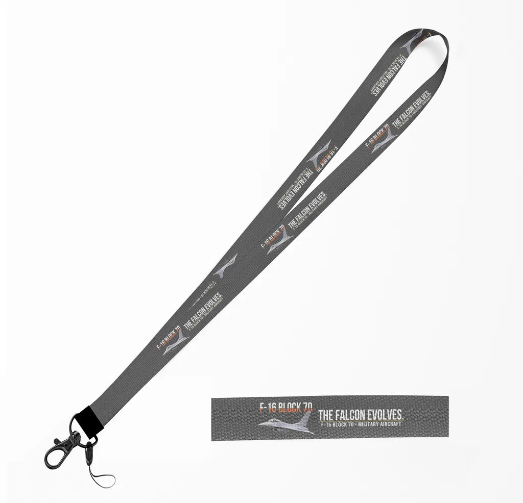F-16 Block 70 lanyard - gray