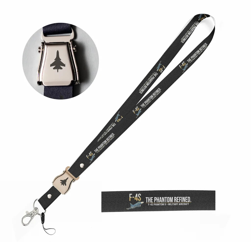 F-4S Phantom II seat belt lanyard - black