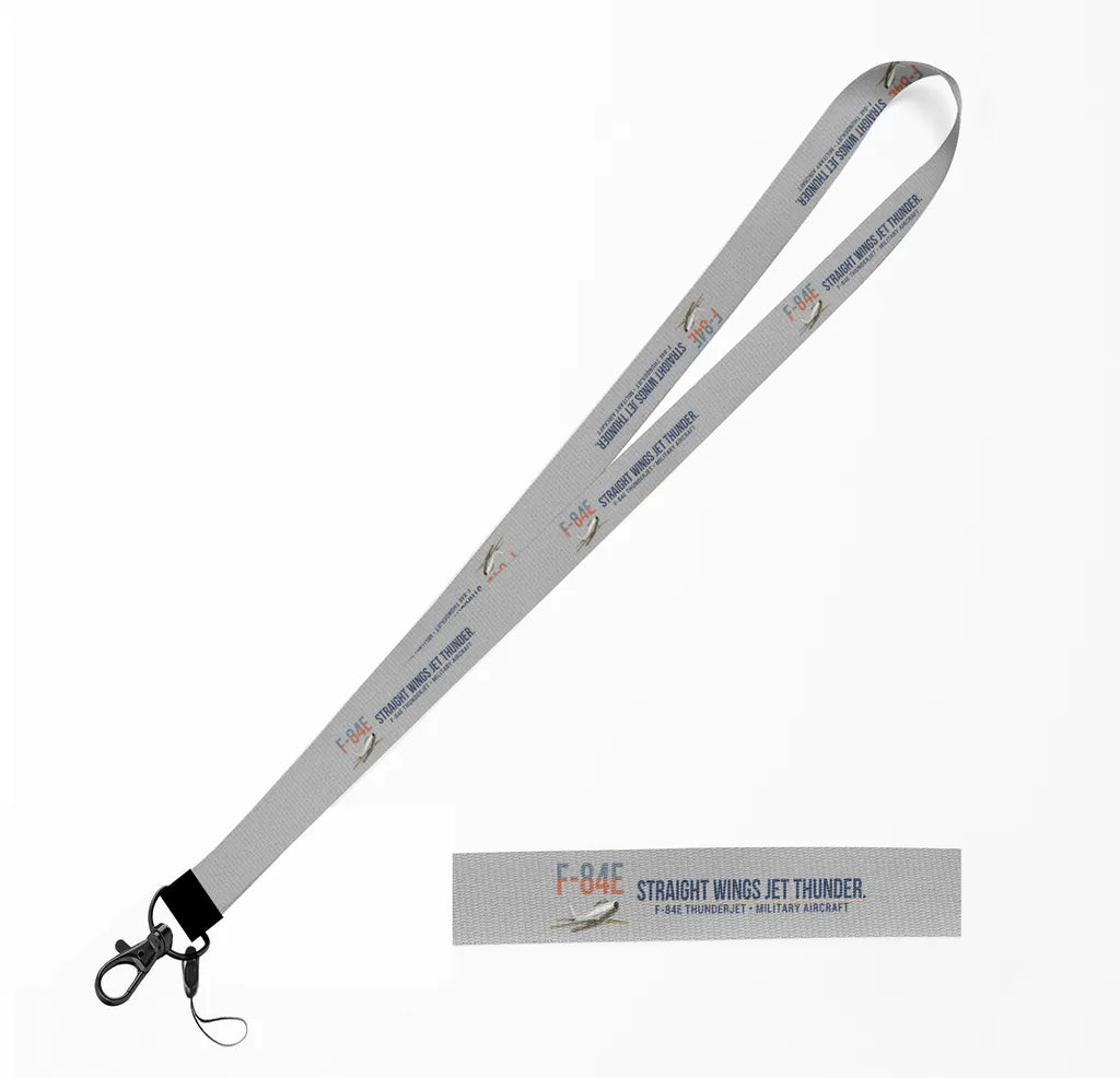 F-84E Thunderjet lanyard - light gray
