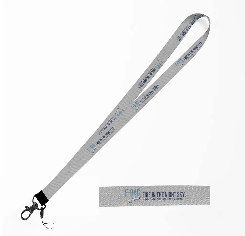 F-94C Starfire lanyard - light gray