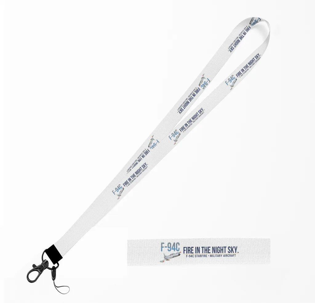 F-94C Starfire lanyard - white