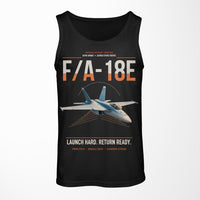 Thumbnail for F-A-18E Super Hornet design on black tank top